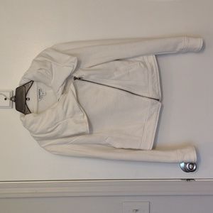 Express White Fleece Moto Jacket size XS